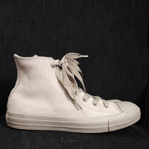 Converse Shoes - Converse Mono Hi Mercury Grey Suede Sneakers - Unisex